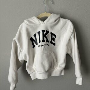Nike Girls 3T White Hoodie
